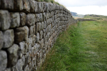 Along the Hadrian's wall between Twice Brewed and Chollerford - Northumberland - England - UK © Collpicto