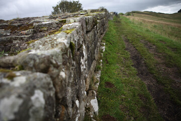 Along the Hadrian's wall between Gilsland and Twice Brewed - Northumberland - England - UK © Collpicto