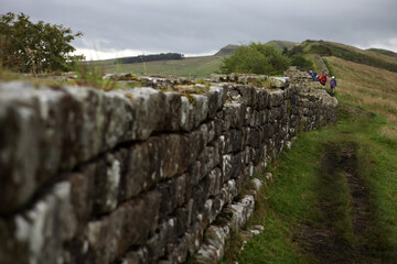 Along the Hadrian's wall between Gilsland and Twice Brewed - Northumberland - England - UK © Collpicto