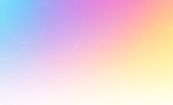 A vibrant rainbow gradient background with a soft blur effect