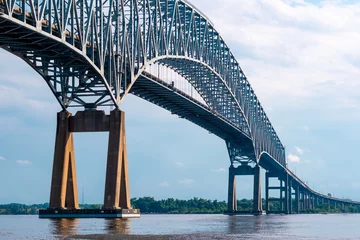 Fotobehang Francis Scott Key Bridge - Baltimore, Maryland USA © Christine