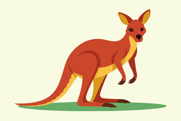 Vector design of a Kangaroo