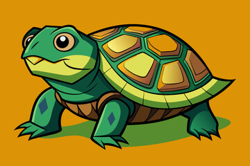 Vector design of a turtle
