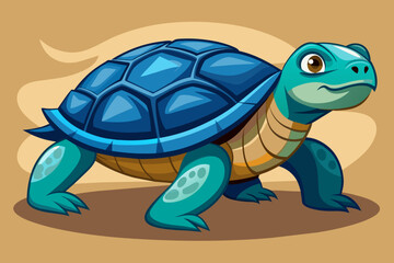 Vector design of a turtle