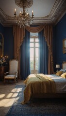 hotel room with bed