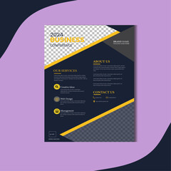 Business flyers template, Modern unique business flyers , Creative business flyers