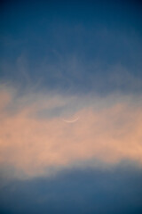Fototapeta premium Moon and Cloud