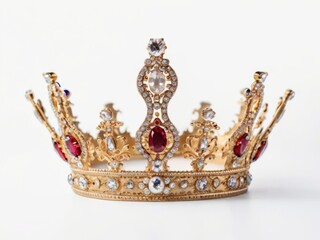 A crown on a white background.