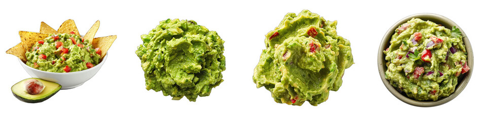 Guacamole Hyperrealistic Highly Detailed Isolated On Transparent Background Png File