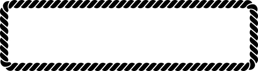 rectangle rope fram