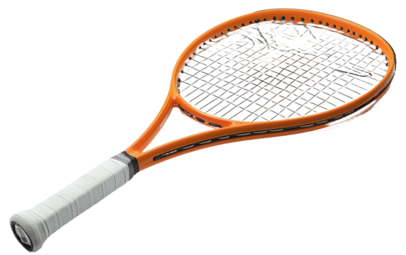 Tennis racket isolated on white or transparent background