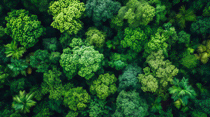 Aerial View of Woodland