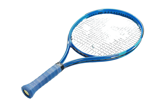 Tennis racket isolated on white or transparent background