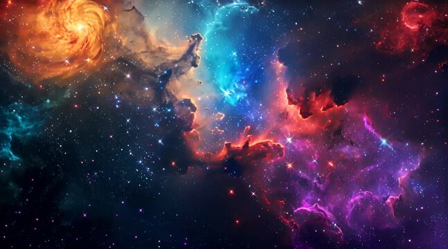 space galaxy nebula space with dark background