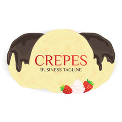 Crepes or Pancakes Logo