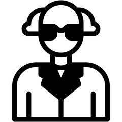 Vector Icon Scientist, Experiment, Education, Genetics, Laboratory