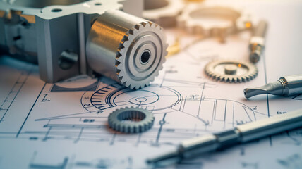 Mechanical Engineering Gears and Technical Drawings