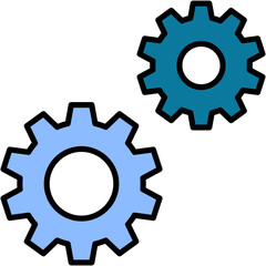 Cog, gear, labor, settings, repair Icon