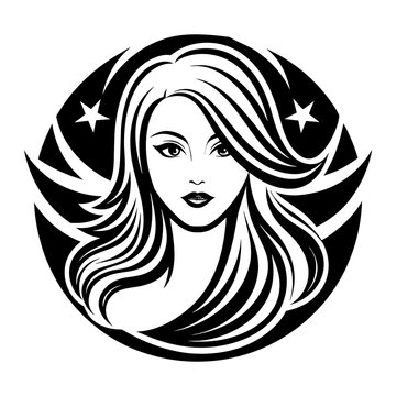 recommend clip art: beauty care logo silhouette vector art Illustration