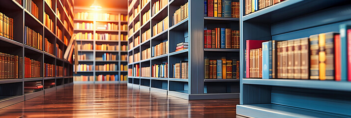 The Infinite Wisdom of a Library, Where Rows of Books Invite the Mind to Explore and Learn