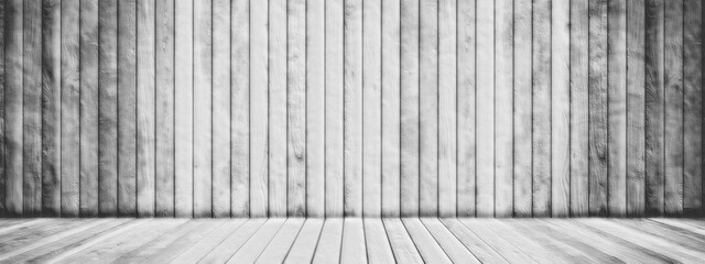 White old wood or wooden vintage plank floor and wall surface background  as a vintage pattern...