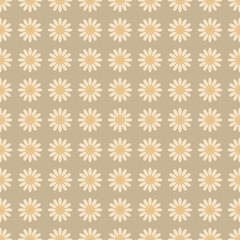 Seamless decorative pattern with flowers wallpaper festive  birthday background art decor design for textile, paper
