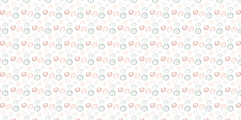 Seamless Pattern Abstract Hand Drawn Background with shapes