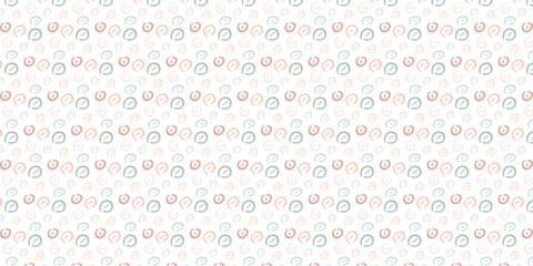 Seamless Pattern Abstract Hand Drawn Background with shapes