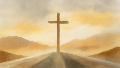 cross drawings for background religious concept illustration can be applied to media and design work