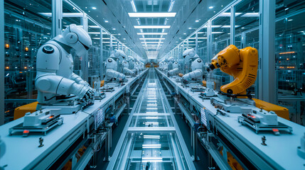 Robots and Devices at Work. Modern Production