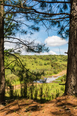 A view of Ronda Municipal Park in Sao Francisco de Paula, South of Brazil