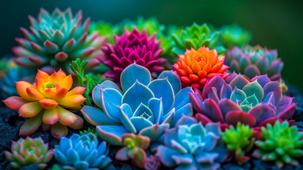 Fototapeta premium A Close-up of a Succulent Plant