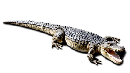 Fototapeta premium Crocodile without background image