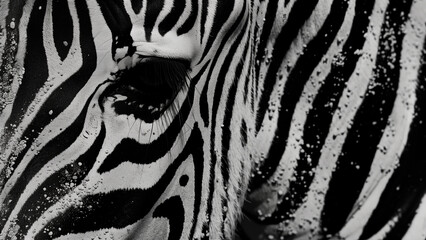 Wild Stripes: Classic Zebra Pattern