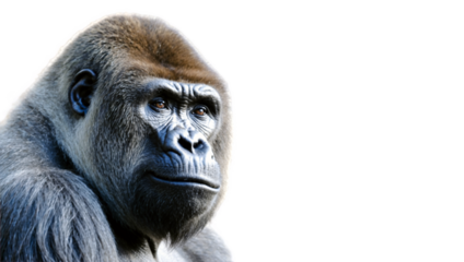 Gorilla no background image