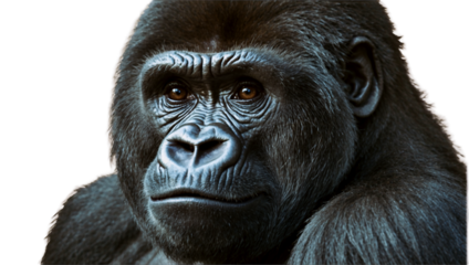 Gorilla no background image