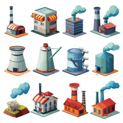 Industry icon design cartoon vector illustration is