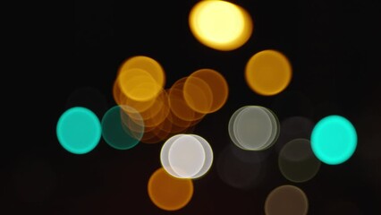 Tokyo, Japan - March 28, 2024: Headlights and street lights in Tokyo,  Japan