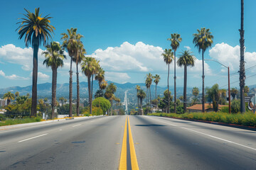 Naklejka premium Los Angeles LA California Style Image 