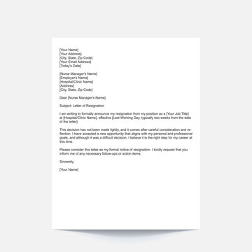 Nurse Resignation Letter,nurse Resignation Letter Template,letter Of Resignation As A Nurse,letter Of Resignation Registered Nurse,resignation Letter As Nurse,resignation Letter Of Nurse