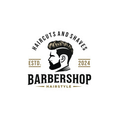 Barbershop logo vector