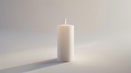 Pure White Candle