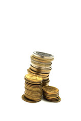 Stacked Coins: Symbol of Wealth and Savings