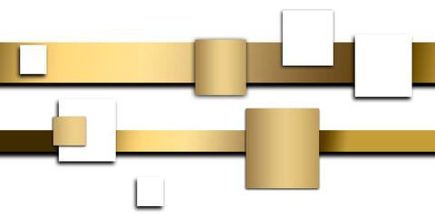 set of gold and bars,  background with gold and white schematic representation, insert picture or text with copy space
