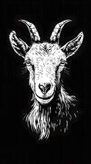 illustration of goat