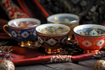 Eid Mubarak Traditional Arabian Coffee Cups