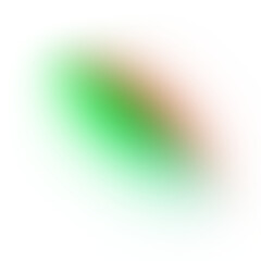 Abstract Blur Gradient shapes on transparent background