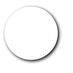Realistic circle shadow effect for design