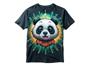 panda design on t shirt