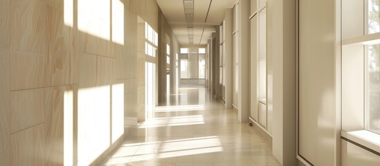 Minimalistic style hallway interior design